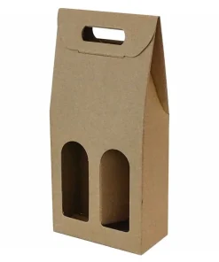 Scatola Per Bottiglie Avana 2 Posti