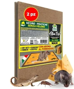 Maxi Trappola Adesiva Ratti Pezzi 2
