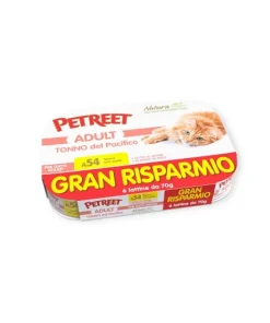 Petreet A54 Adult Tonno del Pacifico con Pollo 6 lattine x 70gr