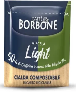 50 LIGHT Blend ESE Paper Pods 44mm Caffè Borbone