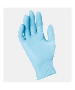GUANTI IN NITRILE BLU – L