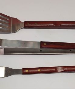 Set attrezzi barbecue in acciaio inox