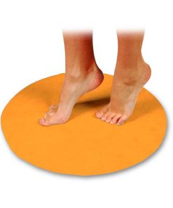 TAPPETINO CIRCOLARE ARANCIONE CONF. DA 50 PEZZI